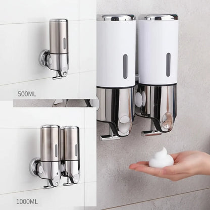 Soap Dispenser Wall-Mounted Stainless Steel 500 mLrench