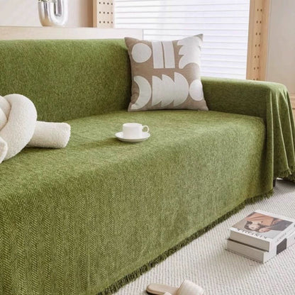 Sofa Cover Chenille Leakproof Machine-Washable Non-Slip Fit