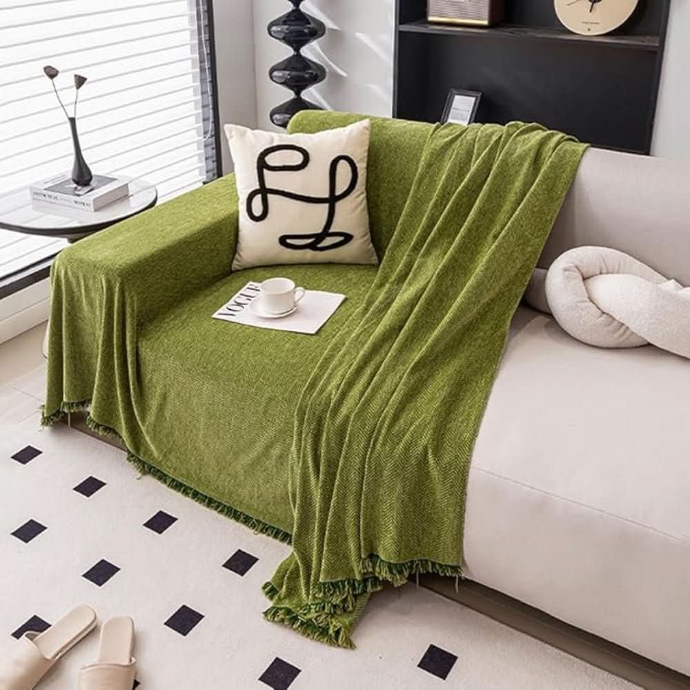Sofa Cover Chenille Leakproof Machine-Washable Non-Slip Fit