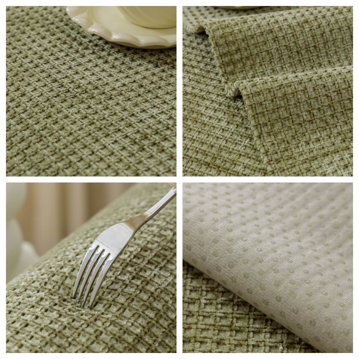 Sofa Cover Chenille Waffle Weave Non-Slip Machine-Washable