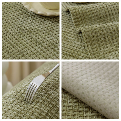 Sofa Cover Chenille Waffle Weave Non-Slip Machine-Washable