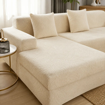 Sofa Cover L-Shaped Polyester Machine-Washable