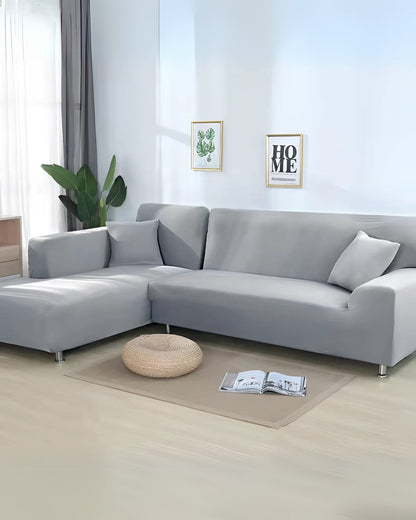 Sofa Cover Modular Stretch Milk-Silk Fits 92–118 In