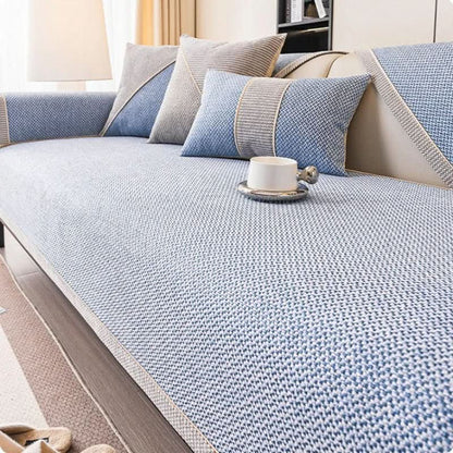 Sofa Cover Quilted Breathable Non-Slip Backing
