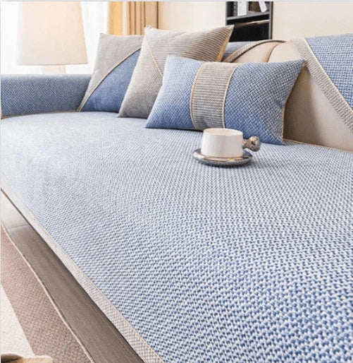Sofa Cover Quilted Breathable Non-Slip Backing