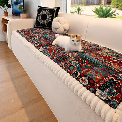 Sofa Cover Quilted Microfiber Blend Non-Slip Machine Washable