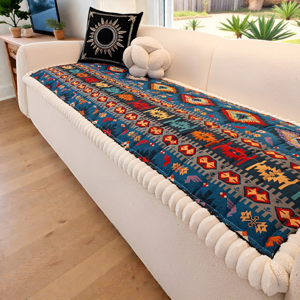 Sofa Cover Quilted Microfiber Blend Non-Slip Machine Washable