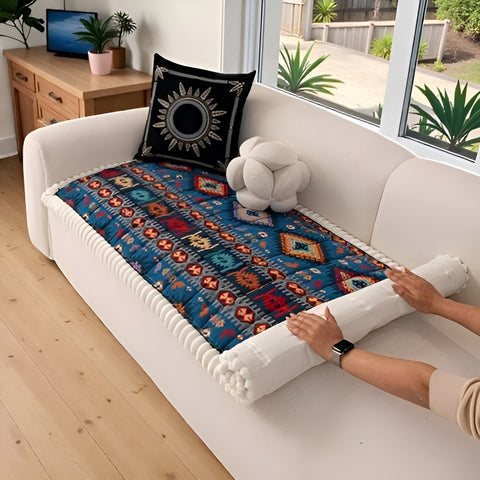 Sofa Cover Quilted Microfiber Blend Non-Slip Machine Washable