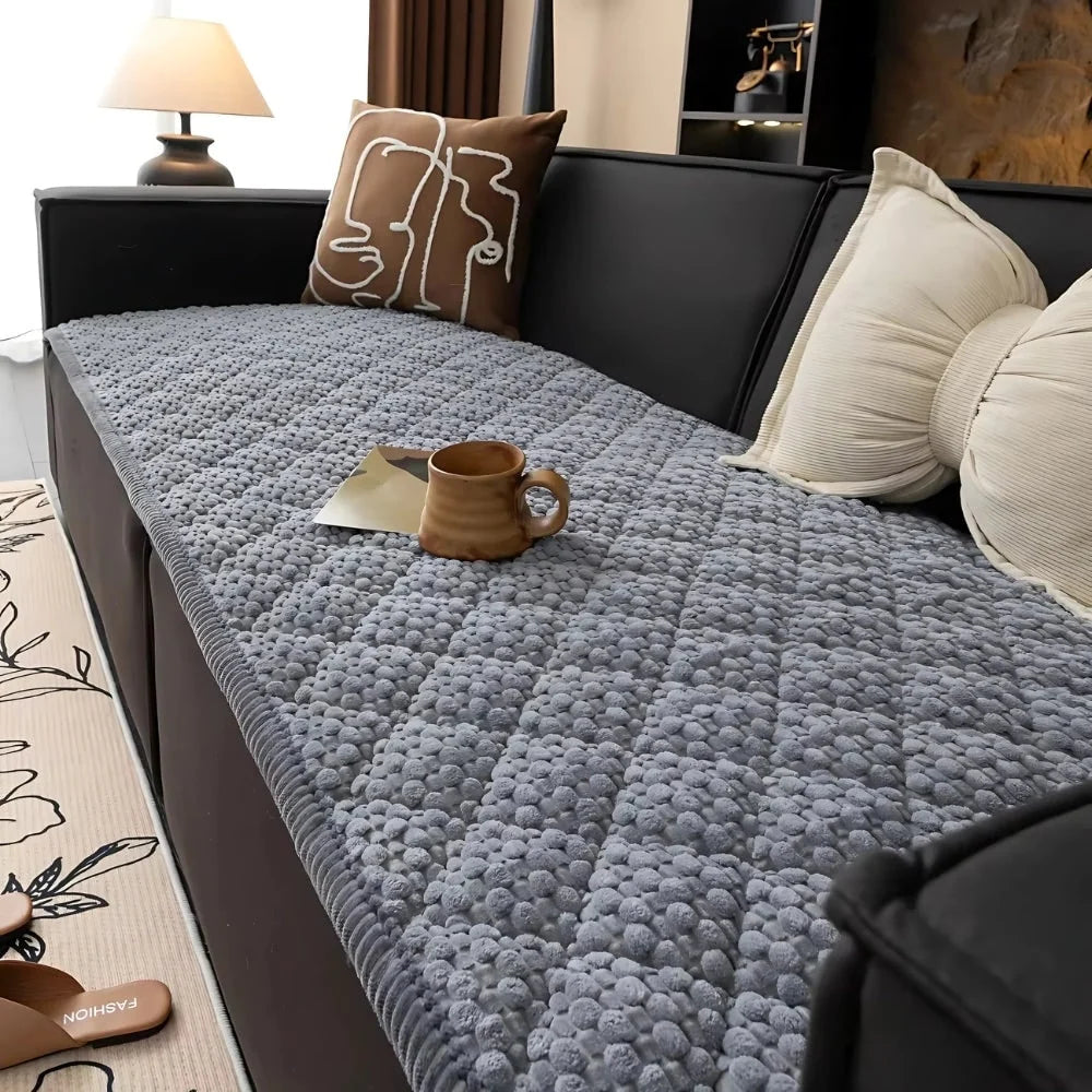 Sofa Cover Quilted Non-Slip Machine-Washable Pet-Friendly