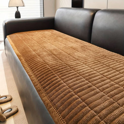 Sofa Cover Quilted Padded Microfiber Machine Washable