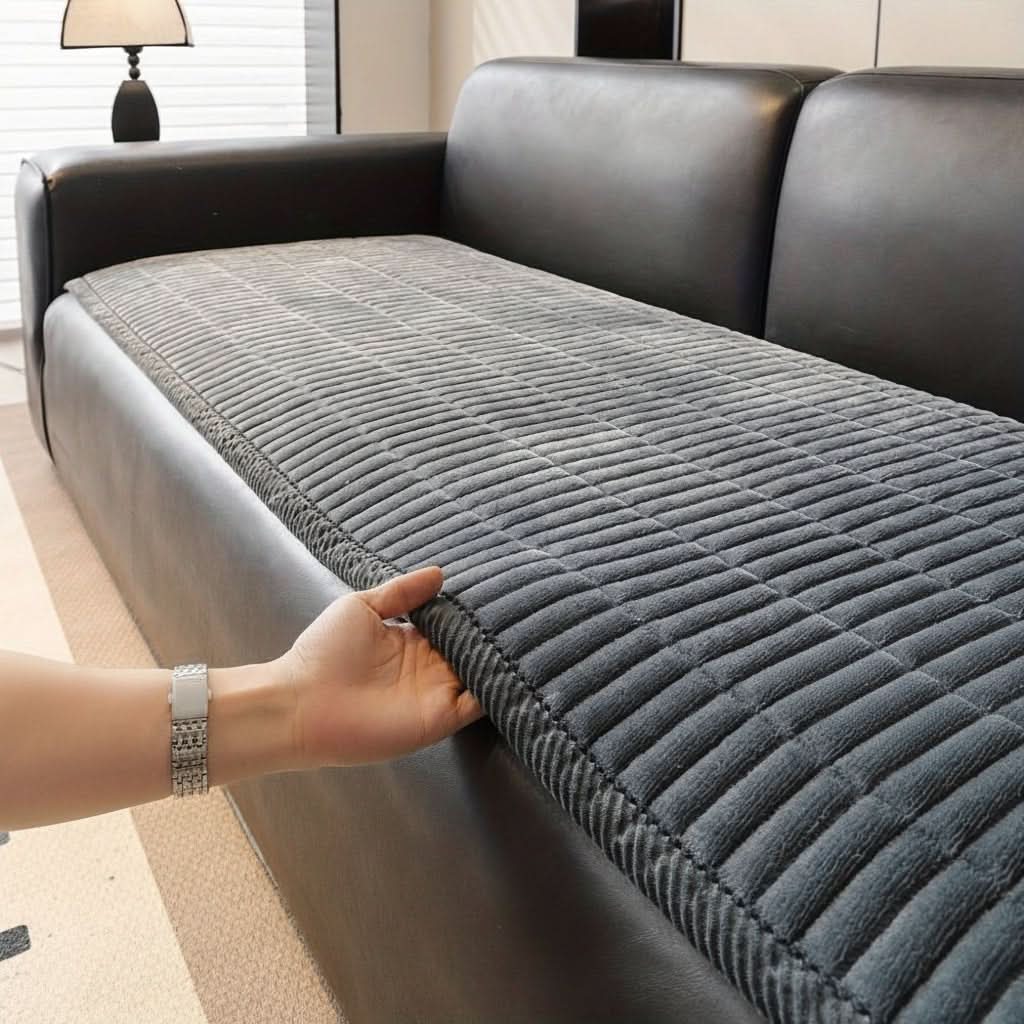Sofa Cover Quilted Padded Microfiber Machine Washable