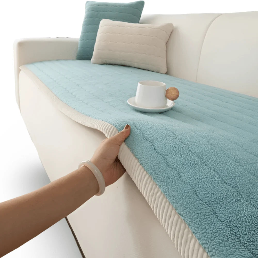Sofa Cover Soft Non-Slip Machine-Washable Polyester Pet Protection