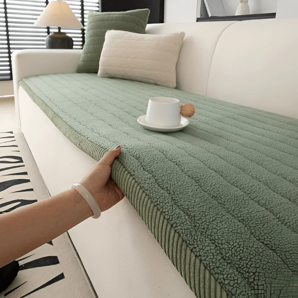 Sofa Cover Soft Non-Slip Machine-Washable Polyester Pet Protection