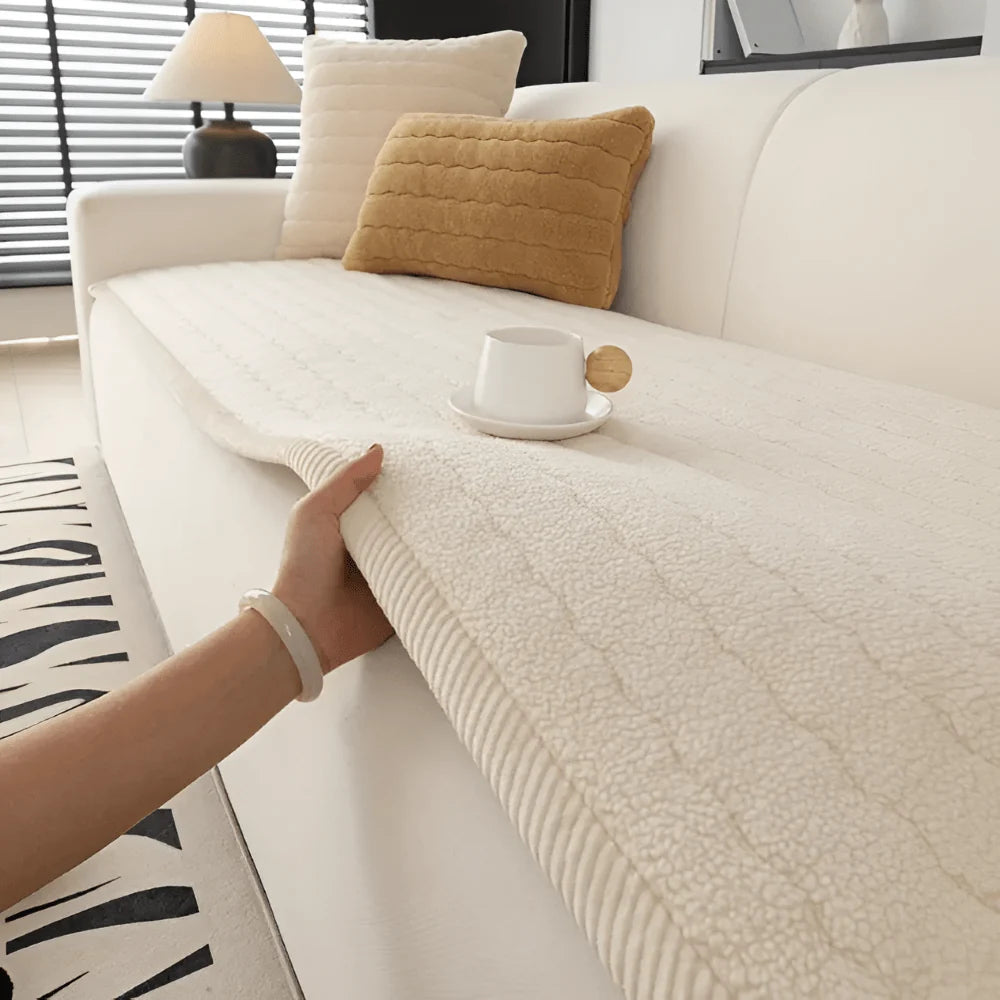 Sofa Cover Soft Non-Slip Machine-Washable Polyester Pet Protection
