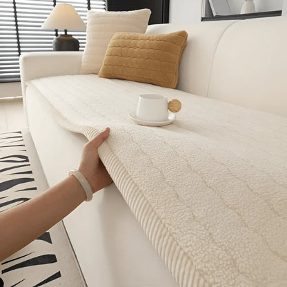 Sofa Cover Soft Non-Slip Machine-Washable Polyester Pet Protection