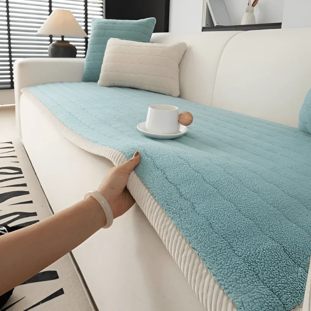 Sofa Cover Soft Non-Slip Machine-Washable Polyester Pet Protection
