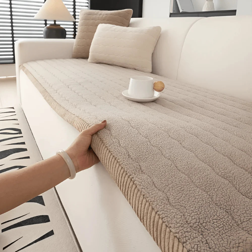 Sofa Cover Soft Non-Slip Machine-Washable Polyester Pet Protection