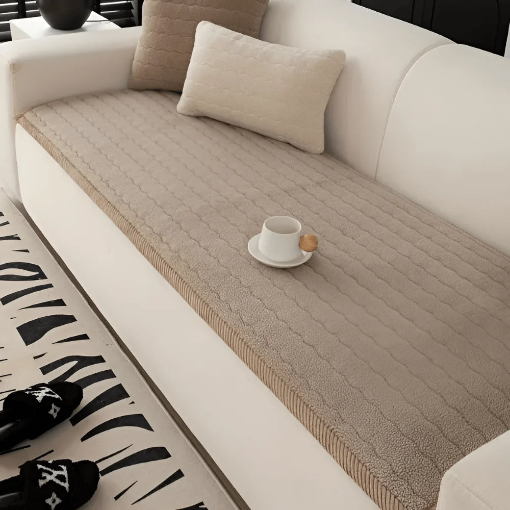 Sofa Cover Soft Non-Slip Machine-Washable Polyester Pet Protection