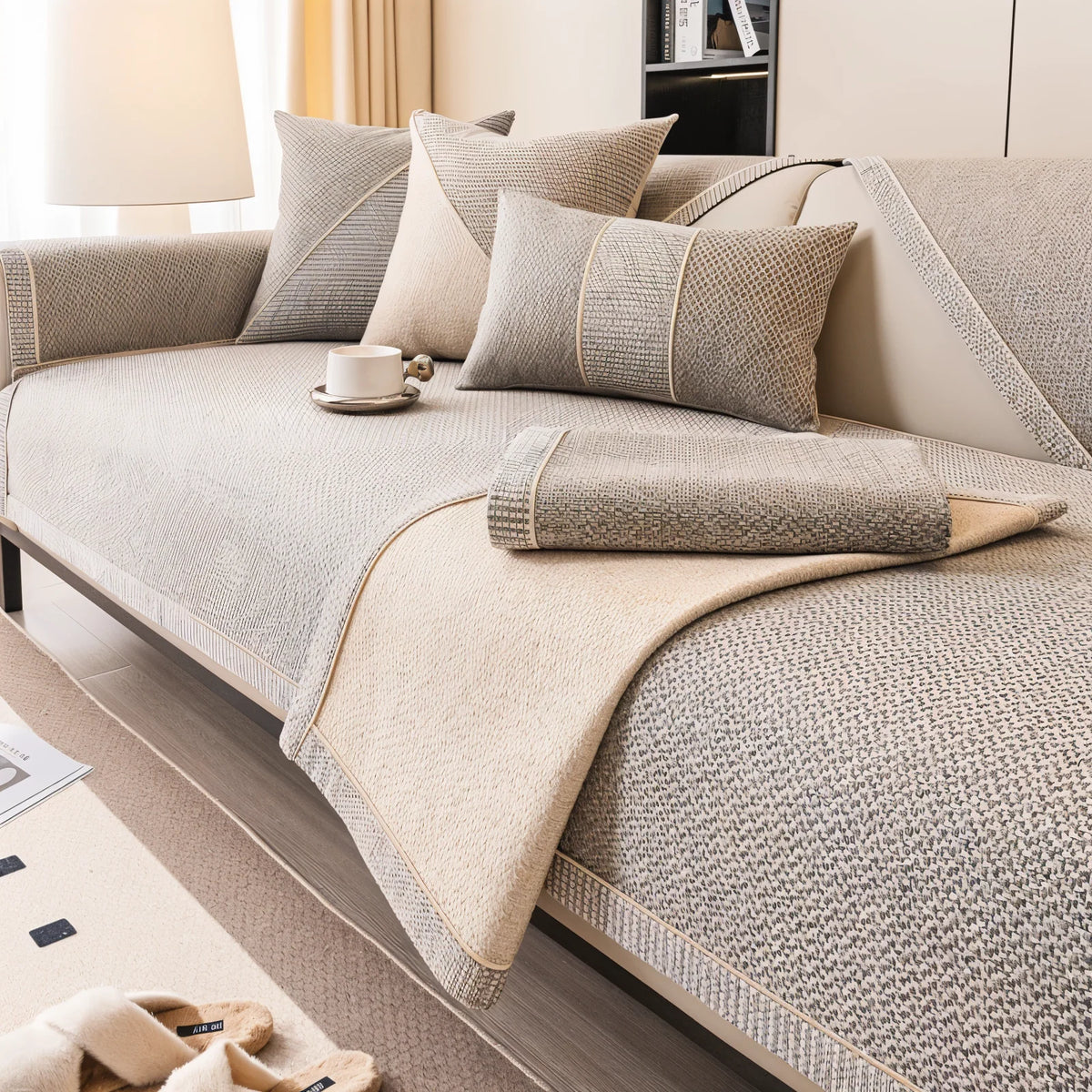 Sofa Cover Stretch Fit Non-Slip Machine-Washable