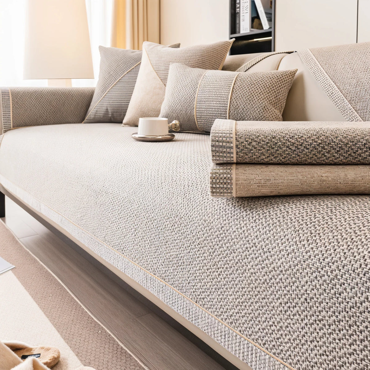 Sofa Cover Stretch Fit Non-Slip Machine-Washable