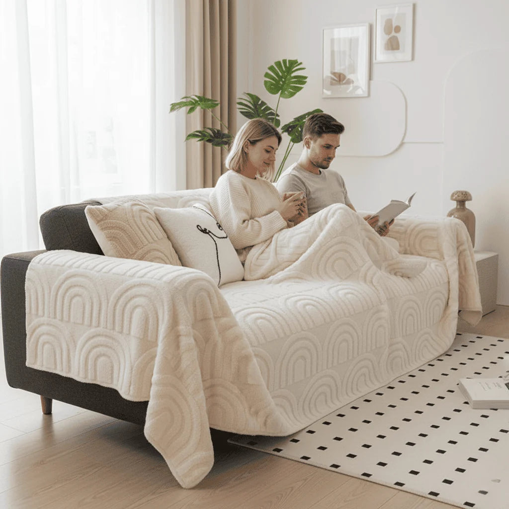 Sofa Cover Thick Quilted Non-Slip Machine-Washable