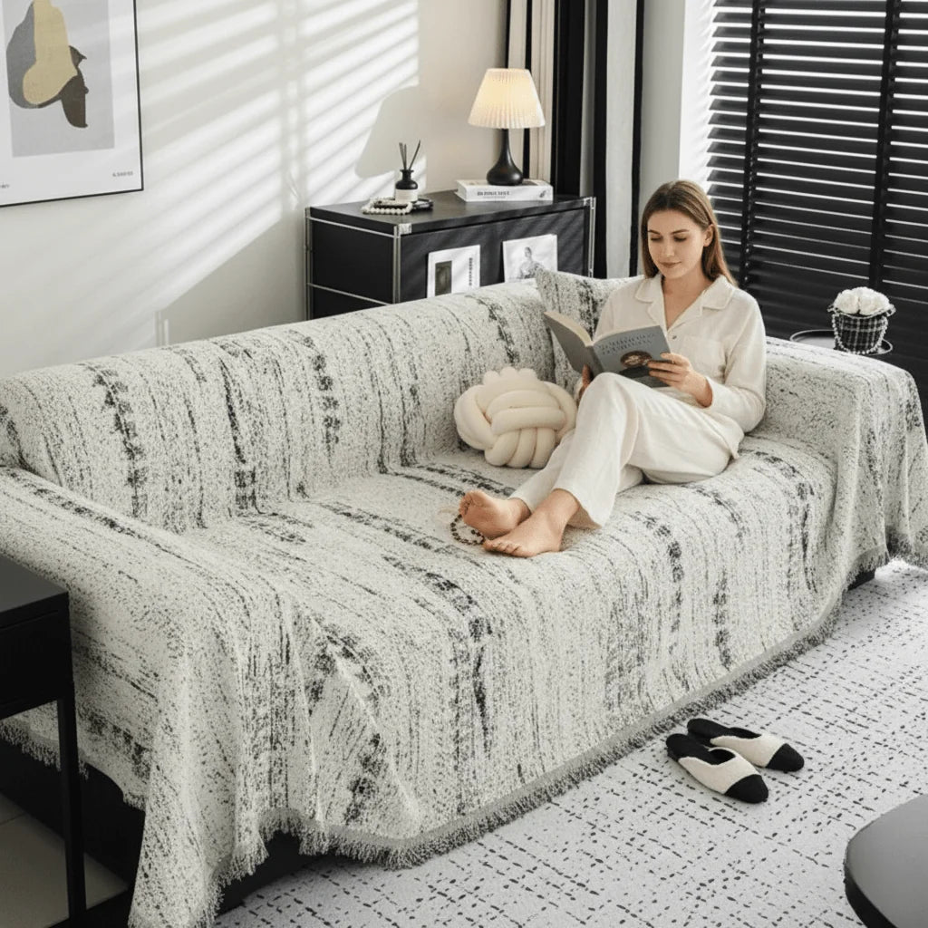 Sofa Protector Chenille Machine Washable Stain & Pet Hair Resistant