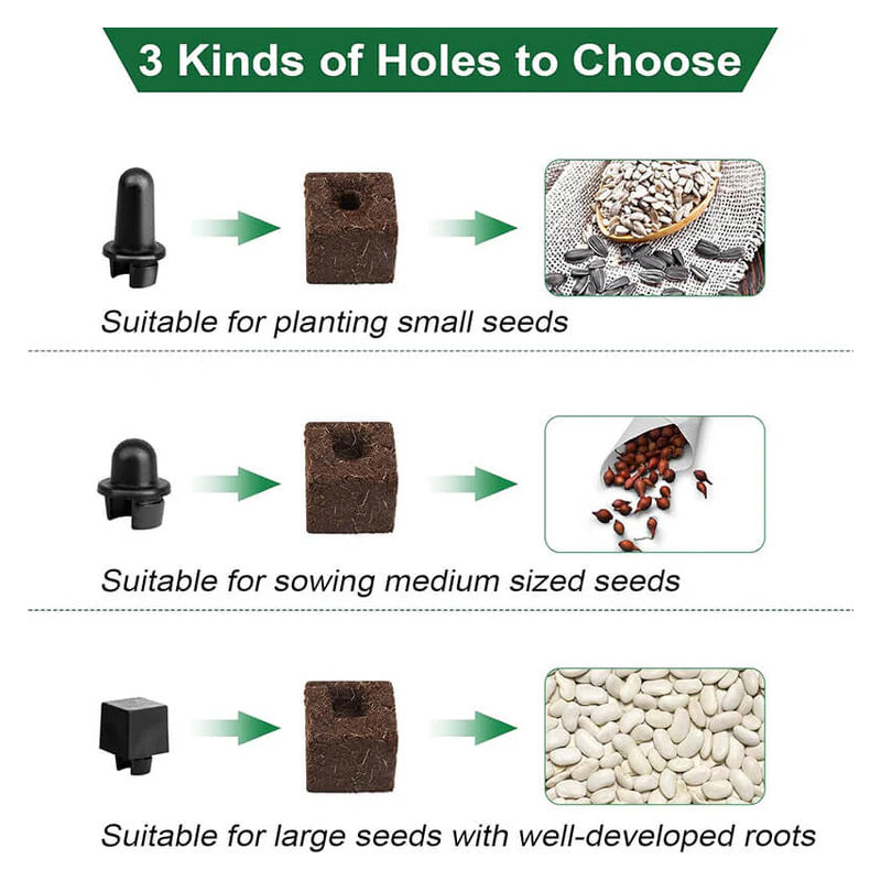 Soil Block Maker Stainless Steel Adjustable Block Sizes