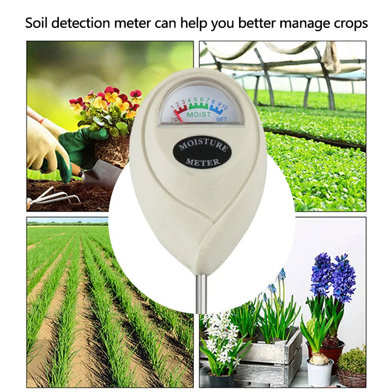 Soil Moisture Meter Instant Analog Battery-Free Rust-Resistant Probe