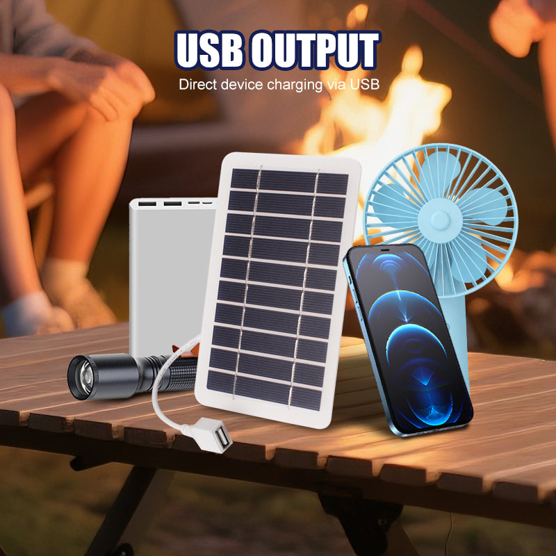 Solar Charger Flexible Portable 2W 5V USB