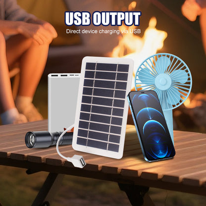 Solar Charger Flexible Portable 2W 5V USB