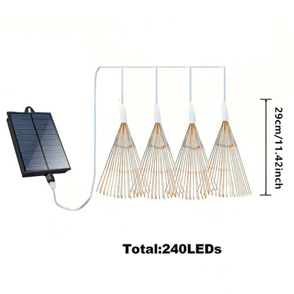 Solar Garden Light Firework LED Automatic Weatherproof