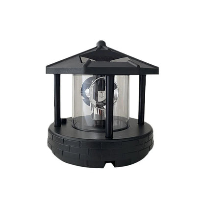 Solar Garden Light Rotating Beacon Automatic Dusk Activation IP44 Weather-Resistant
