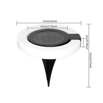 Solar Garden Light Solar-Powered 360° Rotatable IP65