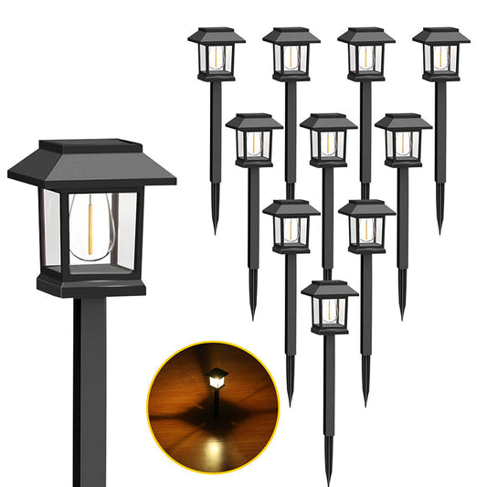 Solar Garden Light Warm White 10-Hour Weather-Resistant
