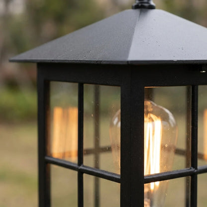 Solar Post Light Dusk-To-Dawn Sensor IP65 Weather-Resistant