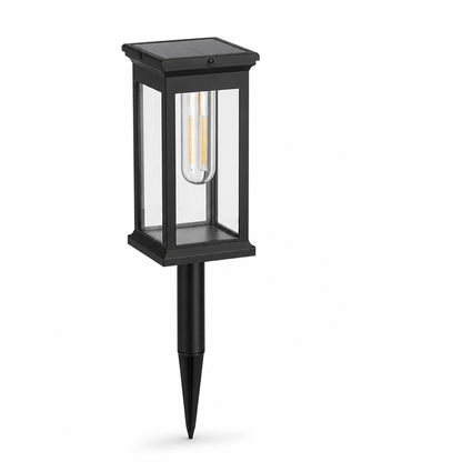 Solar-Powered LED Pathway Lantern (Automatic Dusk Sensor, Weather-Resistant)