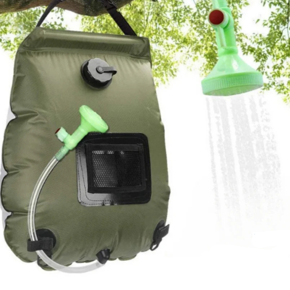 Solar Shower Bag Solar-Heated 20L Portable & Foldable