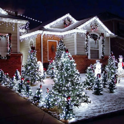 Solar String Lights Solar-Powered 8 Lighting Modes IP65 Weather-Resistant