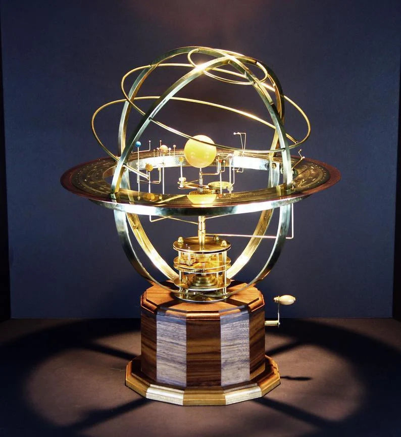 Solar System Grand Orrery Model – Intricate Planetary Exhibit