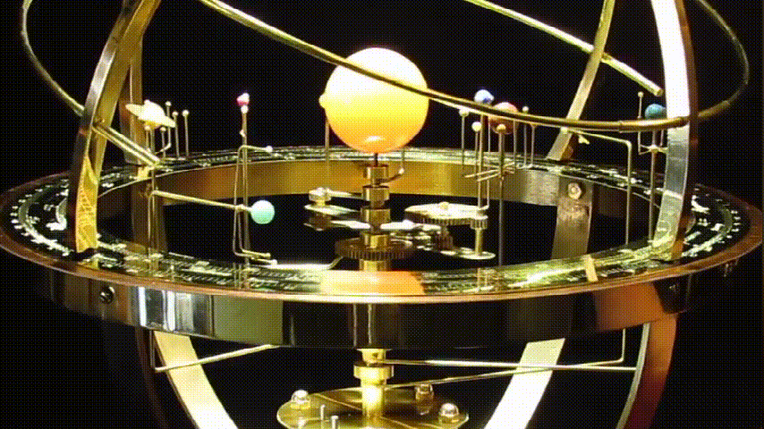 Solar System Grand Orrery Model – Intricate Planetary Exhibit