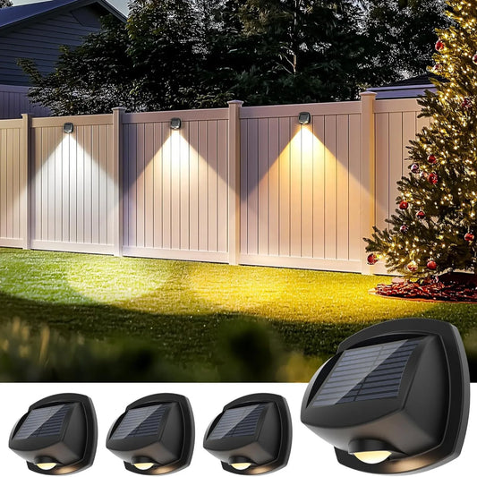 Solar Wall Light Convex Lens 90 Degree Wide Beam