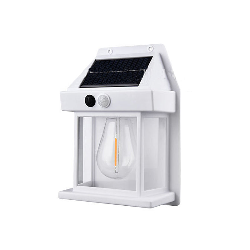 Solar Wall Light Motion Sensor Weatherproof 12-Hour Runtime