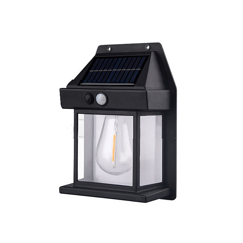 Solar Wall Light Motion Sensor Weatherproof 12-Hour Runtime