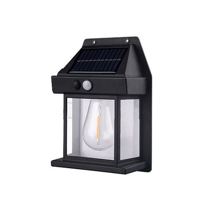 Solar Wall Light Motion Sensor Weatherproof 12-Hour Runtime