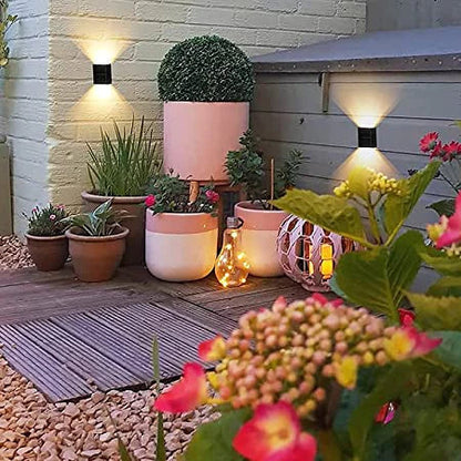 Solar Wall Light Warm White Wireless & Weatherproof