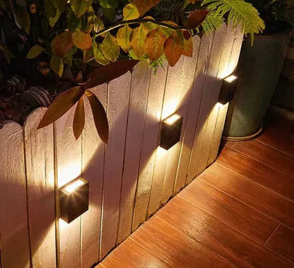 Solar Wall Light Warm White Wireless & Weatherproof