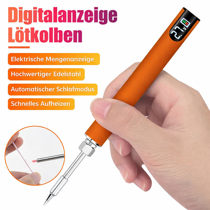 Soldering Iron USB-Powered Digital Temperature Control Three Tips