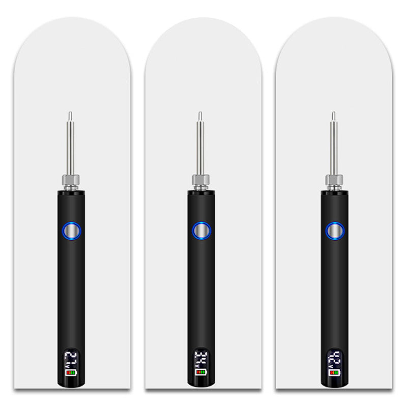 Soldering Iron USB-Powered Digital Temperature Control Three Tips