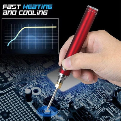 Soldering Iron Wireless USB Rechargeable Stepless Temperature Control