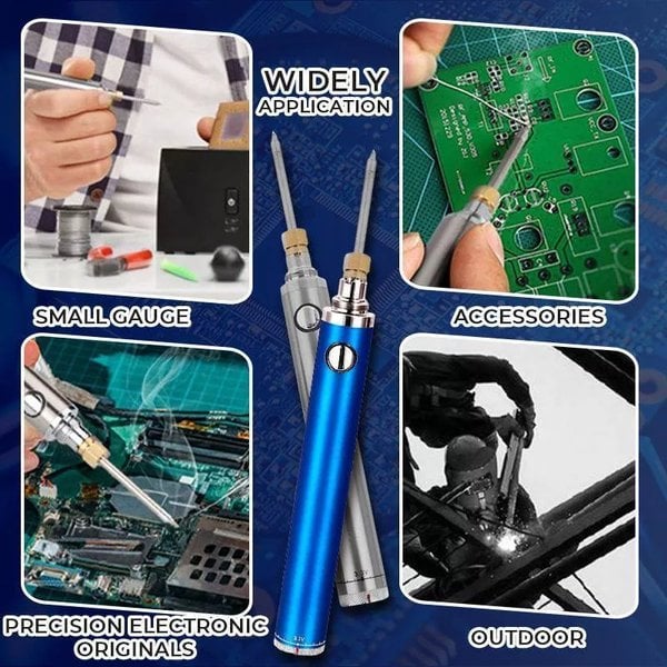 Soldering Iron Wireless USB Rechargeable Stepless Temperature Control